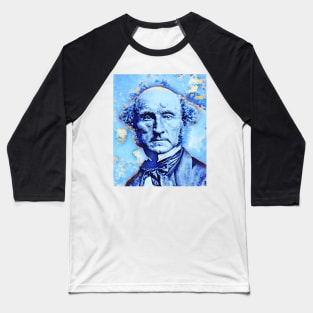 John Stuart Mill Portrait | John Stuart Mill Artwork | John Stuart Mill Painting 13 Baseball T-Shirt